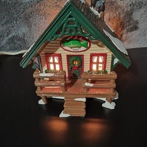 Department 56 DEPT Snow Village - FISHERMAN'S NOOK Bass Cabin-54615